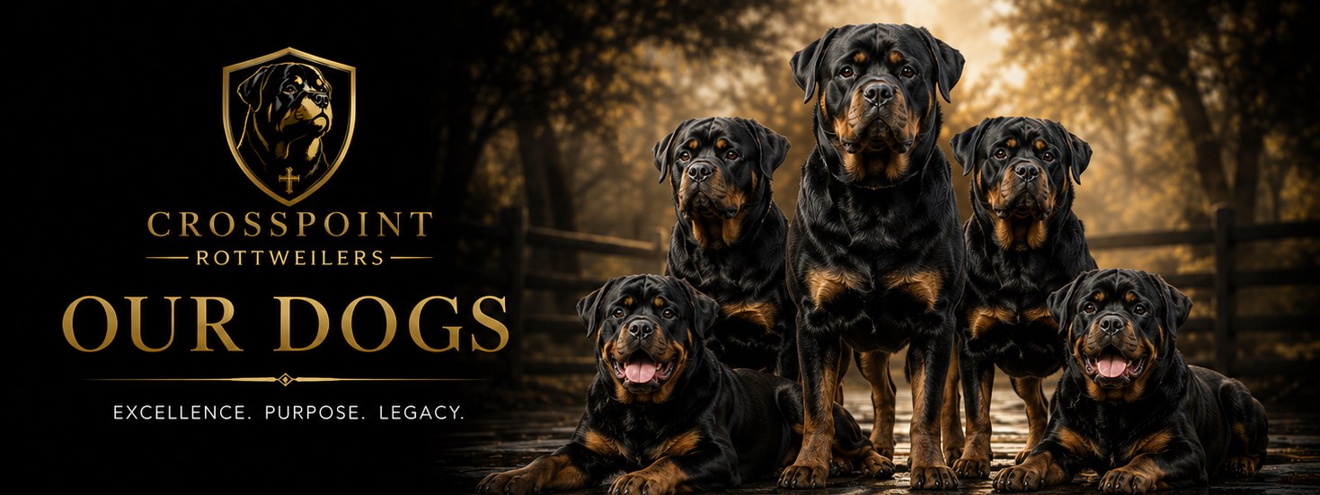Our Dogs — Excellence. Purpose. Legacy. — Crosspoint Rottweilers