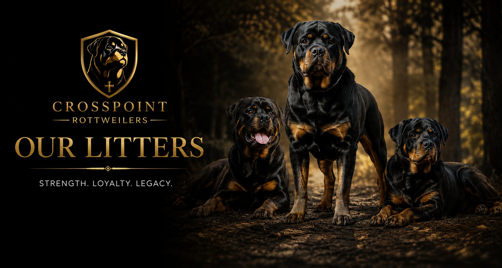 Our Litters — Strength. Loyalty. Legacy. — Crosspoint Rottweilers